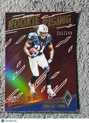 2016 Panini Phoenix #RR-DH Derrick Henry Rookie Rising Red RC /349