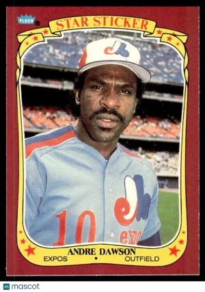 1986 Baseball Andre Dawson #32