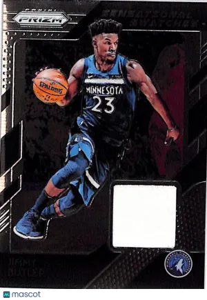2018-19 Panini Prizm Sensational Swatches Jimmy Butler Patch Memorabilia #25 Minnesota Timberwolves