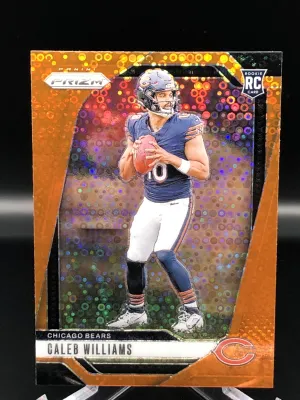 2024 Panini Prizm No.301 Orange Disco Caleb Williams Rookie Card