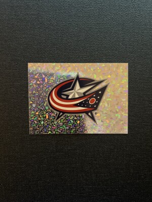 2022-23 Topps NHL Sticker Collection Columbus Blue Jackets Team Logo Foil #137