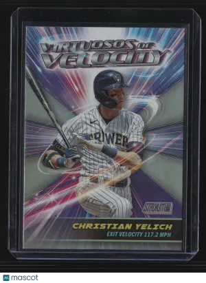 Christian Yelich 2024 Topps Stadium Club #VV-19-Virtuosos of Velocity