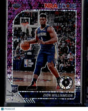 2020 Panini Hoops Premium Stock Zion Williamson #258 Purple Disco Prizm RC