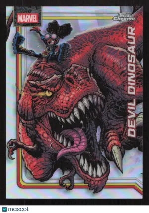 2026 Topps Chrome Marvel Comics Devil Dinosaur #110 Refractor
