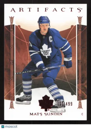 2022-23 Upper Deck Artifacts Mats Sundin #169 Ruby SN