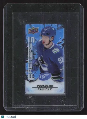 2021-22 Upper Deck Ice Vasily Podkolzin #MI-5 Ice Premieres Mini