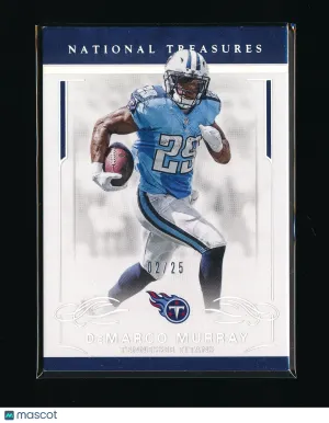 2016 Panini National Treasures DeMarco Murray #96 Holo Silver