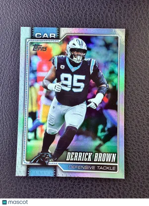 2026 Topps Flagship Derrick Brown #227 Rainbow Foil