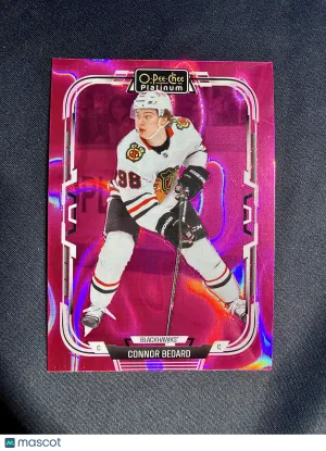 2025-26 O-Pee-Chee Platinum Connor Bedard #193 Pink Magma