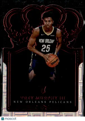2022 Panini Crown Royale Trey Murphy III #23 Red Crystal