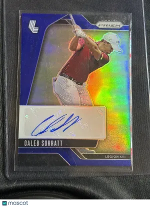 2025 Panini Prizm LIV Golf Caleb Surratt #SIG-CSU Blue /99