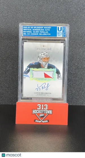 2025-26 Upper Deck Splendor Hockey Connor Hellebuyck #VBL-CH Silver /20