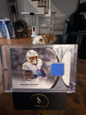 2026 Topps Flagship #NFLM-OH Omarion Hampton NFL Materials