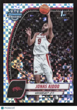 2024-25 Bowman University Chrome Jonas Aidoo #32 X-Fractor