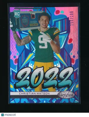 2022 Panini Certified Christian Green Green Rookie