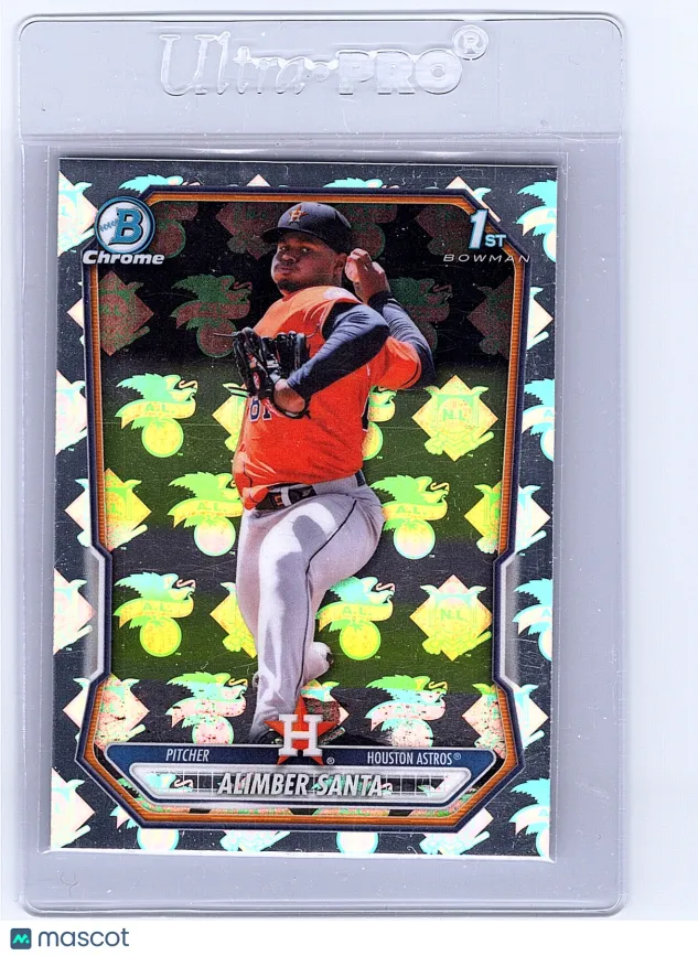 2026 Bowman Chrome Logofractor Alimber Santa #BCP-30 Baseball
